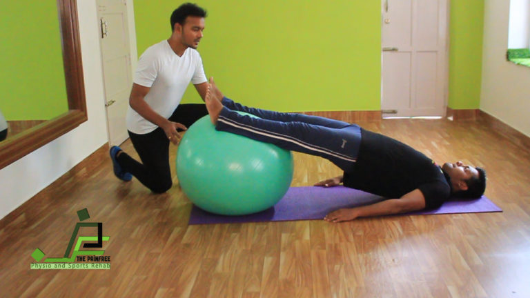 Dr.Adarsh from The Painfree Physio Trivandrum conducting a back rehabilitation program